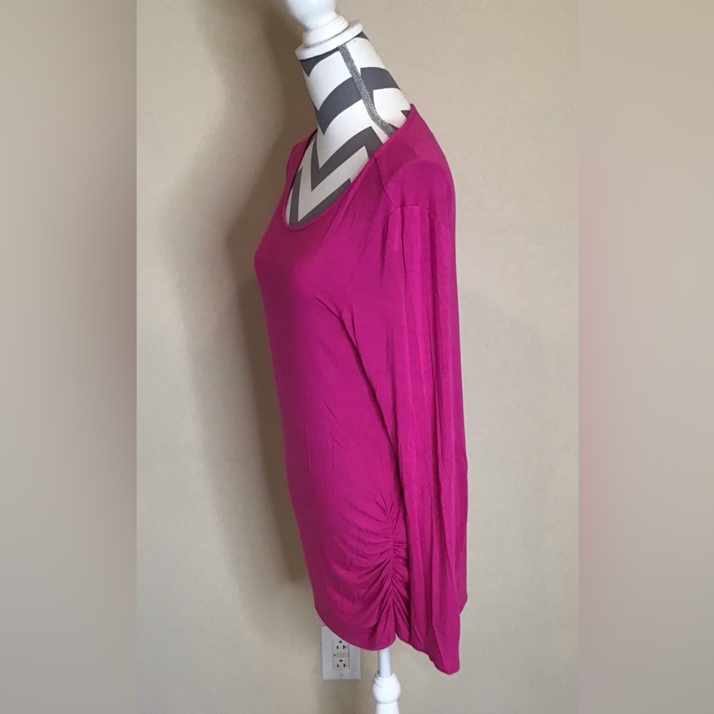 Dana Buchman Pink Long Sleeve Top